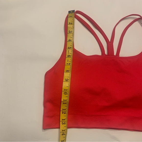 Zella Red Hibiscus Strappy Sports Bra Womens Size XL Seamless - Picture 12 of 14